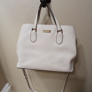 Kate Spade ♠️  Cream Leather Bag